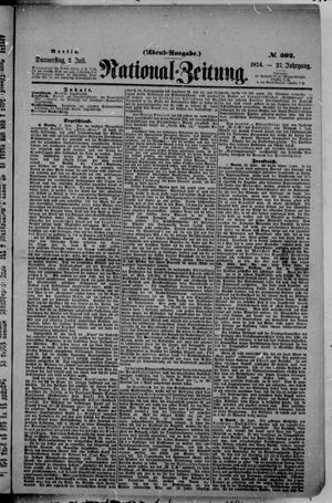 Nationalzeitung vom 02.07.1874