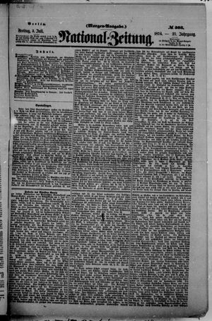 National-Zeitung vom 03.07.1874