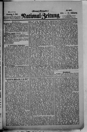 Nationalzeitung vom 05.07.1874