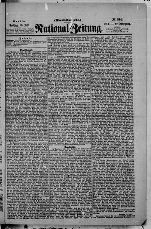 National-Zeitung vom 10.07.1874