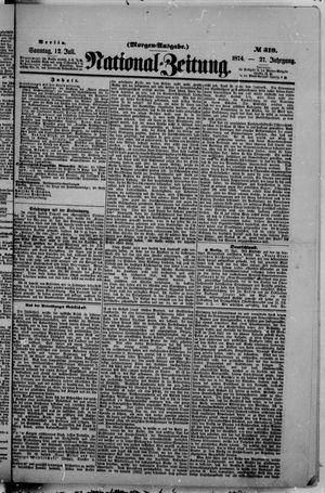National-Zeitung vom 12.07.1874