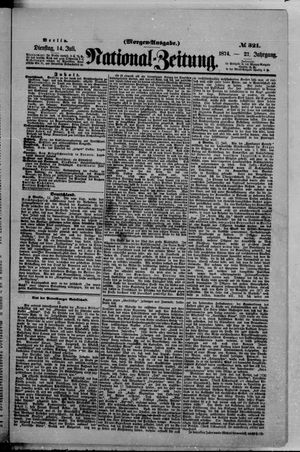 National-Zeitung vom 14.07.1874
