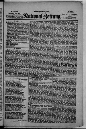 National-Zeitung vom 19.07.1874