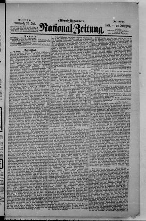 Nationalzeitung vom 22.07.1874