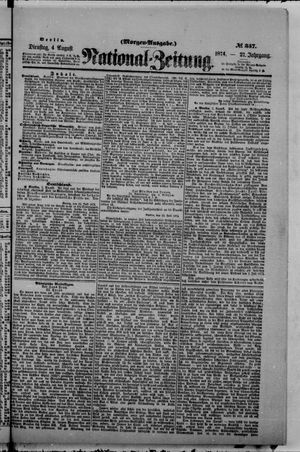 National-Zeitung vom 04.08.1874
