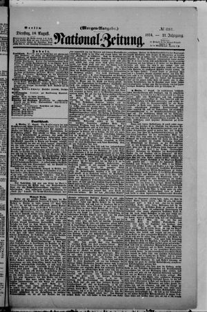 National-Zeitung vom 18.08.1874