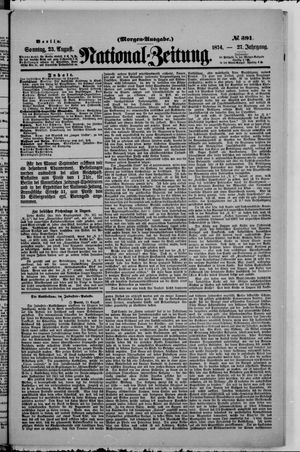 National-Zeitung vom 23.08.1874
