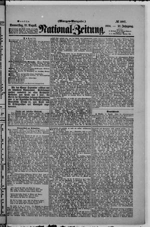 Nationalzeitung vom 27.08.1874