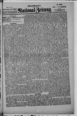 National-Zeitung vom 29.08.1874