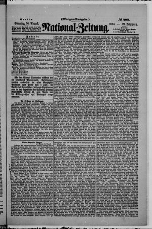 National-Zeitung vom 30.08.1874