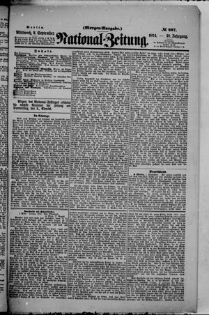National-Zeitung vom 02.09.1874
