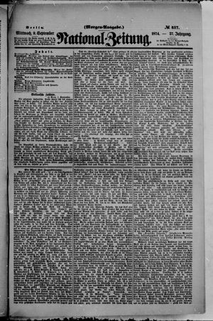National-Zeitung vom 09.09.1874