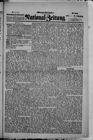 Nationalzeitung vom 12.09.1874