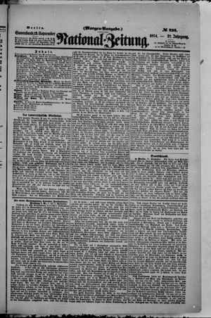 National-Zeitung vom 12.09.1874