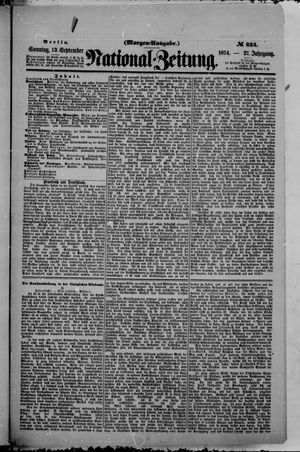 Nationalzeitung vom 13.09.1874