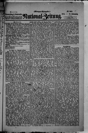 Nationalzeitung vom 17.09.1874