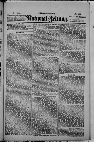 National-Zeitung vom 24.09.1874