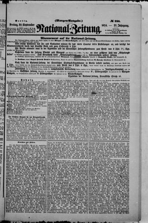 National-Zeitung vom 25.09.1874