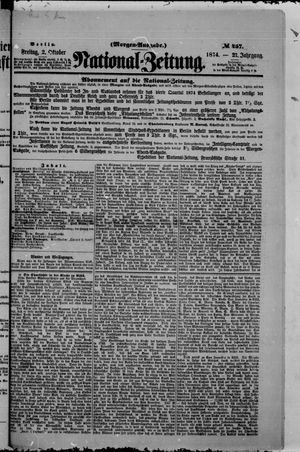 Nationalzeitung vom 02.10.1874