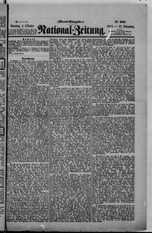 Nationalzeitung vom 05.10.1874