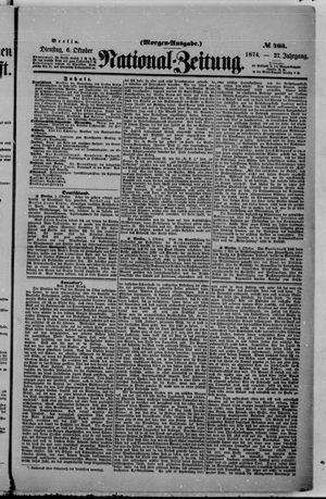 Nationalzeitung on Oct 6, 1874