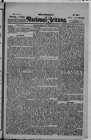 National-Zeitung vom 07.10.1874