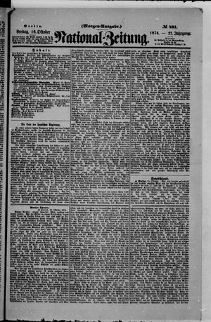 Nationalzeitung vom 16.10.1874