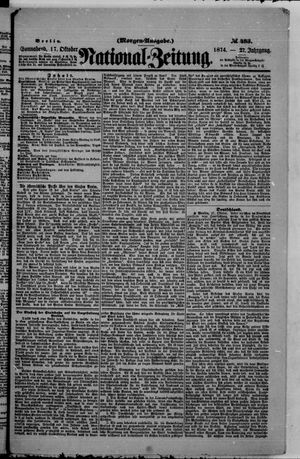 Nationalzeitung vom 17.10.1874
