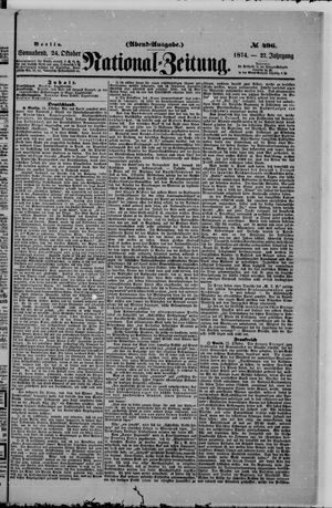 Nationalzeitung vom 24.10.1874
