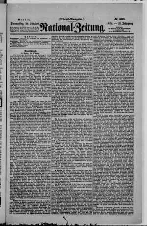National-Zeitung vom 29.10.1874