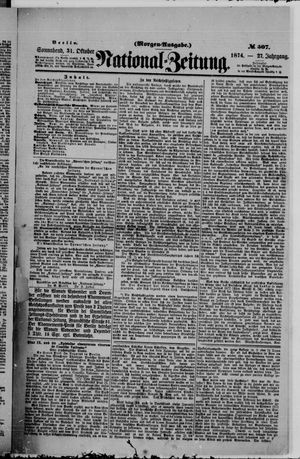 Nationalzeitung vom 31.10.1874