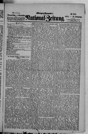 Nationalzeitung vom 05.11.1874