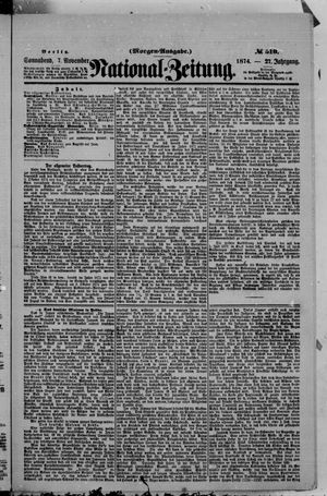 National-Zeitung vom 07.11.1874