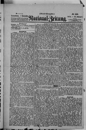 National-Zeitung vom 07.11.1874