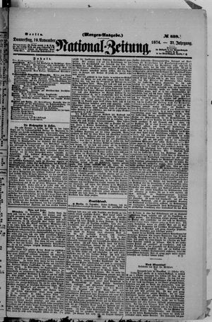 National-Zeitung vom 19.11.1874