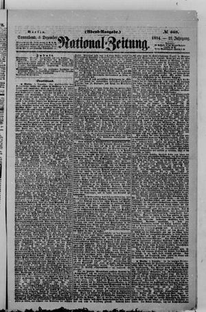 Nationalzeitung vom 05.12.1874