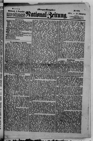 Nationalzeitung vom 09.12.1874