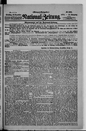 National-Zeitung vom 29.12.1874