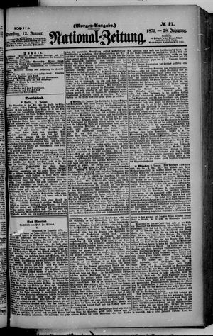 Nationalzeitung vom 12.01.1875