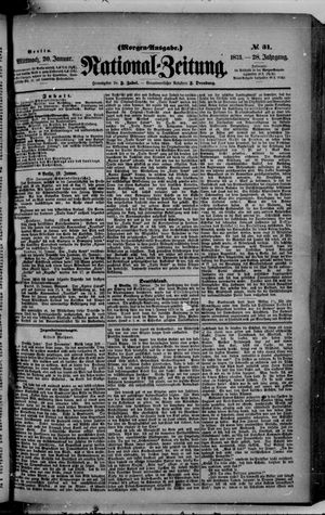 Nationalzeitung vom 20.01.1875