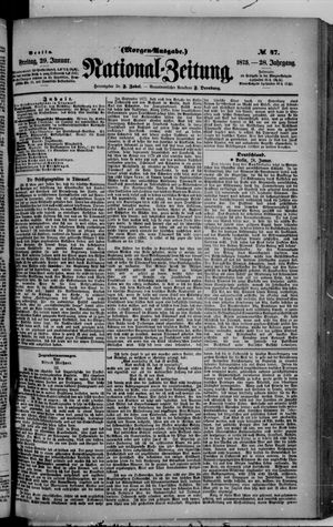 National-Zeitung vom 29.01.1875