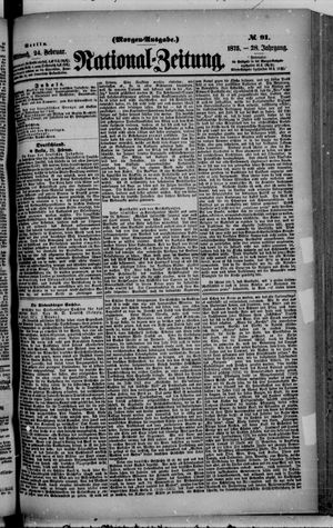 Nationalzeitung on Feb 24, 1875
