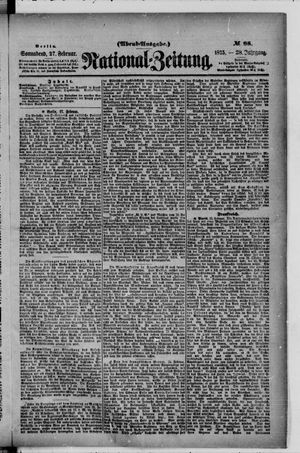 National-Zeitung vom 27.02.1875