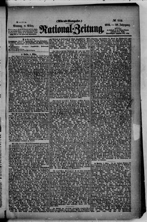 Nationalzeitung vom 08.03.1875