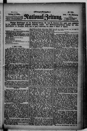 Nationalzeitung vom 19.03.1875