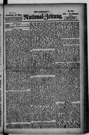 Nationalzeitung on Mar 20, 1875