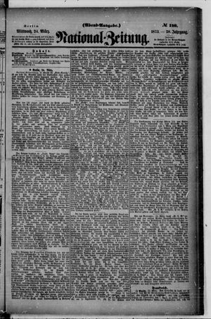 National-Zeitung vom 24.03.1875