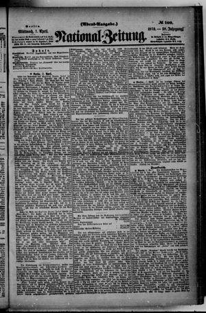 Nationalzeitung vom 07.04.1875