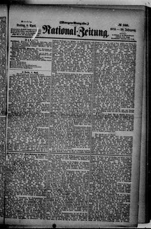 Nationalzeitung vom 09.04.1875