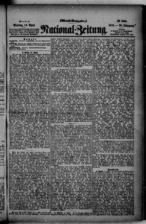National-Zeitung vom 19.04.1875